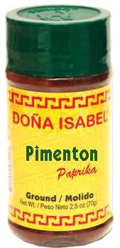 Pimenton  Paprika en polvo